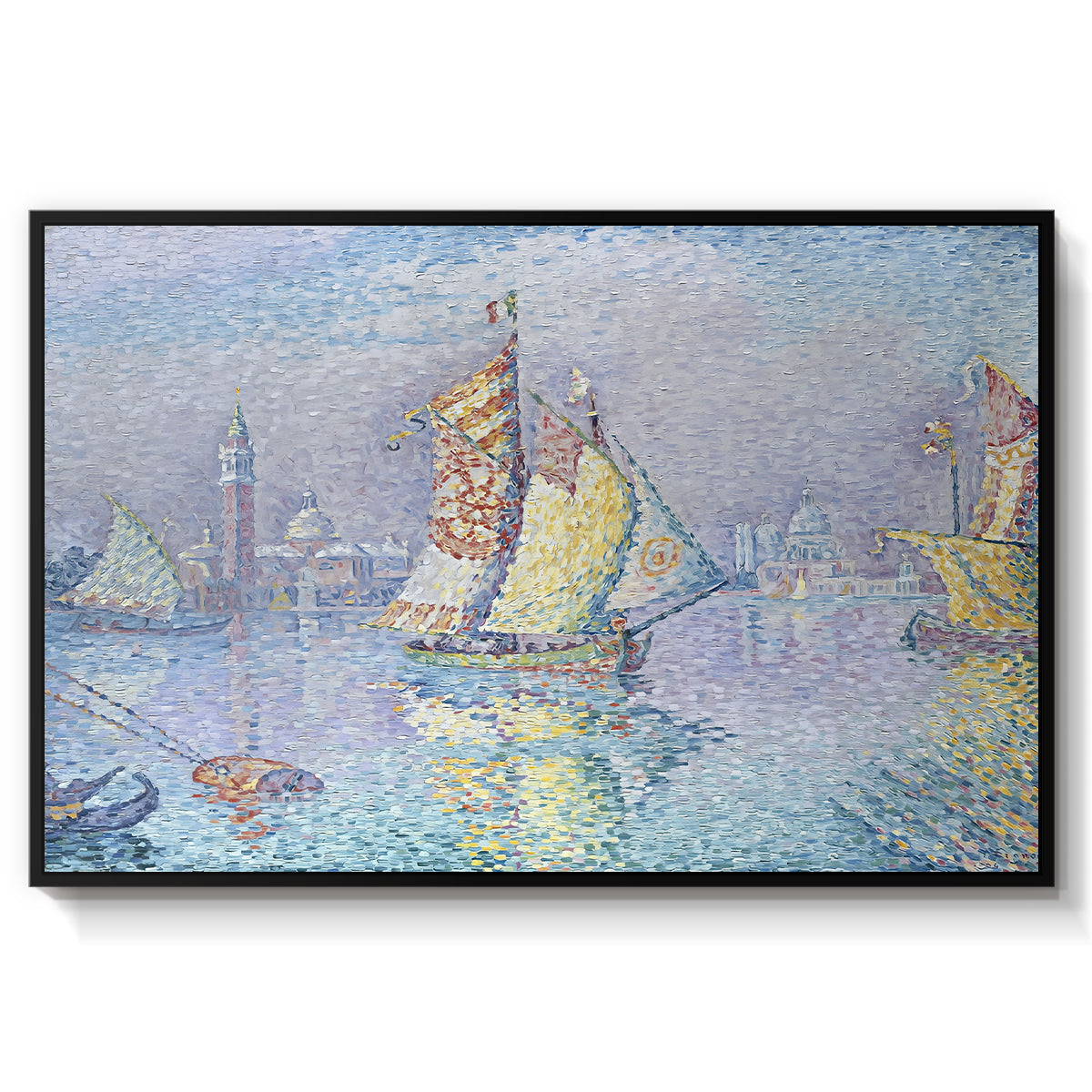 Venice, the Yellow Sail, 1904 - Floater Framed Canvas Print
