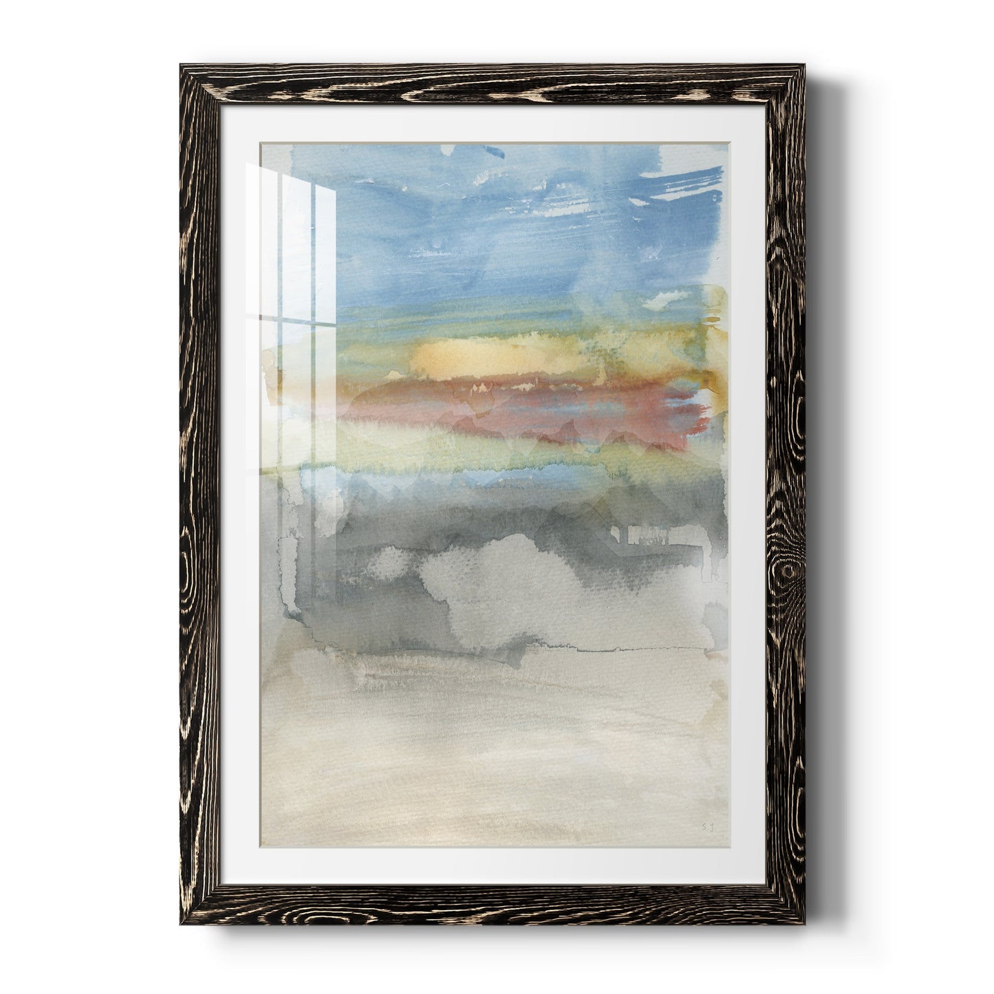 High Desert Sunset I - Barnwood Framed Art Print