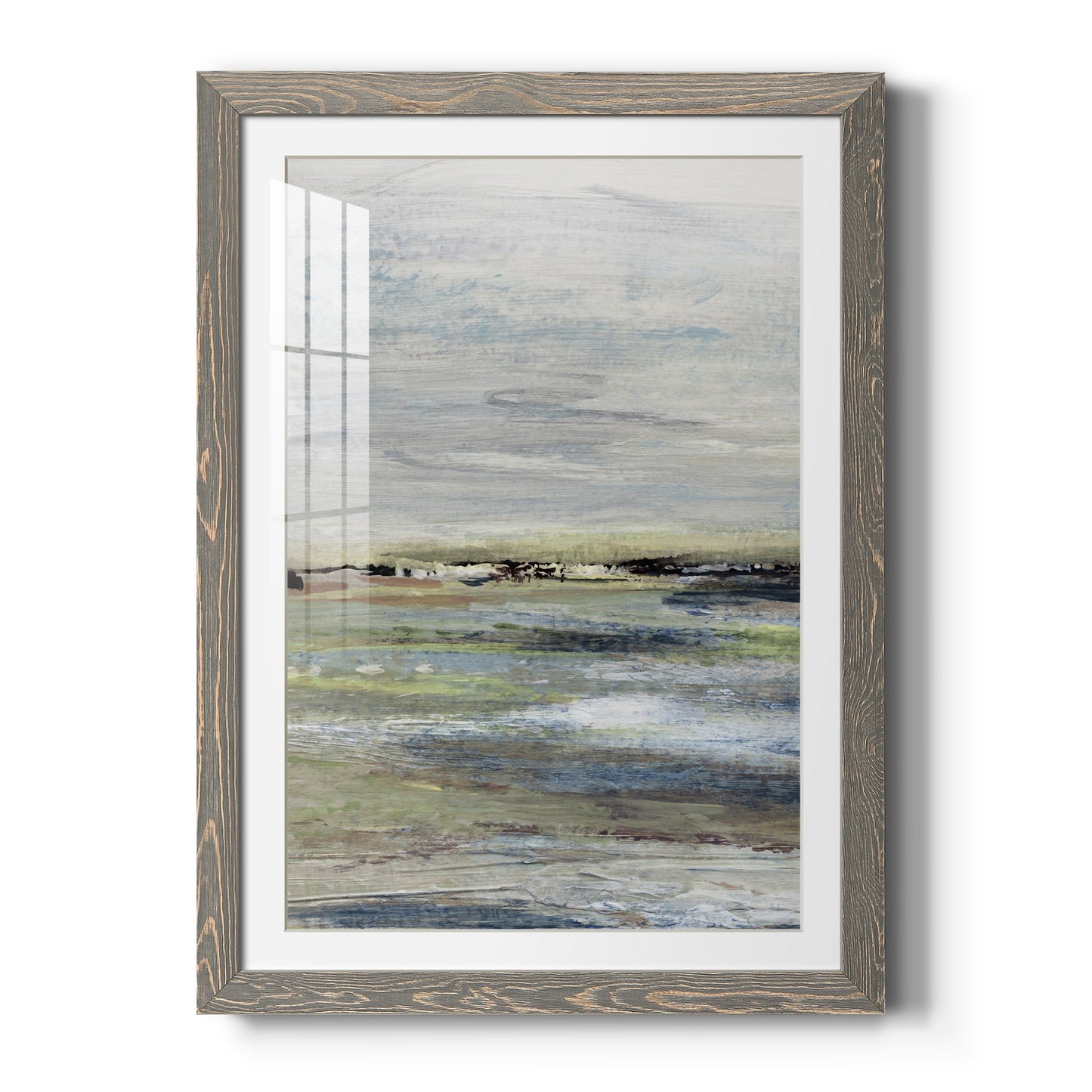Wetlands I - Barnwood Framed Art Print