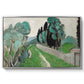 Landscape with Cypresses and Olive Trees near Nice, c. 1918 - Floater Framed Canvas Print