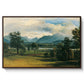 View of Liefering, 1830 - Floater Framed Canvas Print