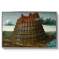 The Tower of Babel, c. 1568 - Floater Framed Canvas Print