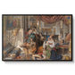 Roman Pilgrims, 1854 - Floater Framed Canvas Print