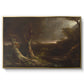 Tornado in an American Forest, 1835 - Floater Framed Canvas Print