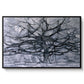 The Gray Tree, 1911 - Floater Framed Canvas Print