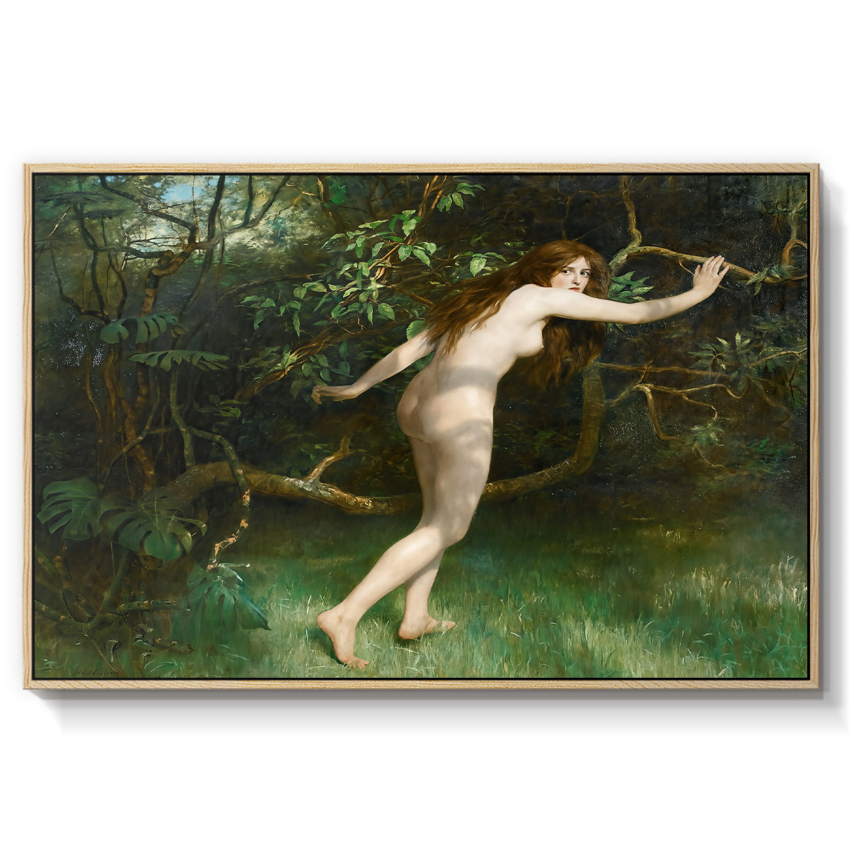 Eve, 1911 - Floater Framed Canvas Print