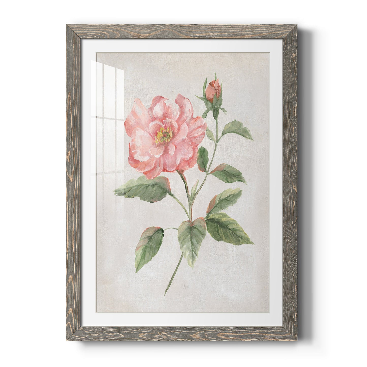 Grandiflora II - Premium Framed Print - Distressed Barnwood Frame - Ready to Hang