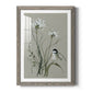 Bouquet of Grace Bird II - Premium Framed Print - Distressed Barnwood Frame - Ready to Hang