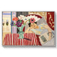Woman with Anemones (Femme et anémones), c. 1920-1921 - Floater Framed Canvas Print