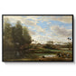 Washerwomen at the Water's Edge, c. 1860-1870 - Floater Framed Canvas Print
