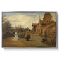 The Country House of Gustave Coûteaux, 1871 - Floater Framed Canvas Print