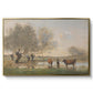 Cows in a Marshy Landscape, c. 1873-1874 - Floater Framed Canvas Print