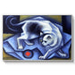 Cat Playing with a Ball, 1945-1950 - Floater Framed Canvas Print
