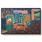 Interior with Aubergines, 1911 - Floater Framed Canvas Print