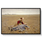 Worn Out (Udslidt), 1889 - Floater Framed Canvas Print