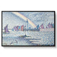 Entrance to the Port of Honfleur, 1899 - Floater Framed Canvas Print