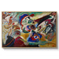 Fragment 2 for Composition VII, 1913 - Floater Framed Canvas Print