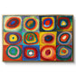 Color Study: Squares with Concentric Circles, 1913 - Floater Framed Canvas Print