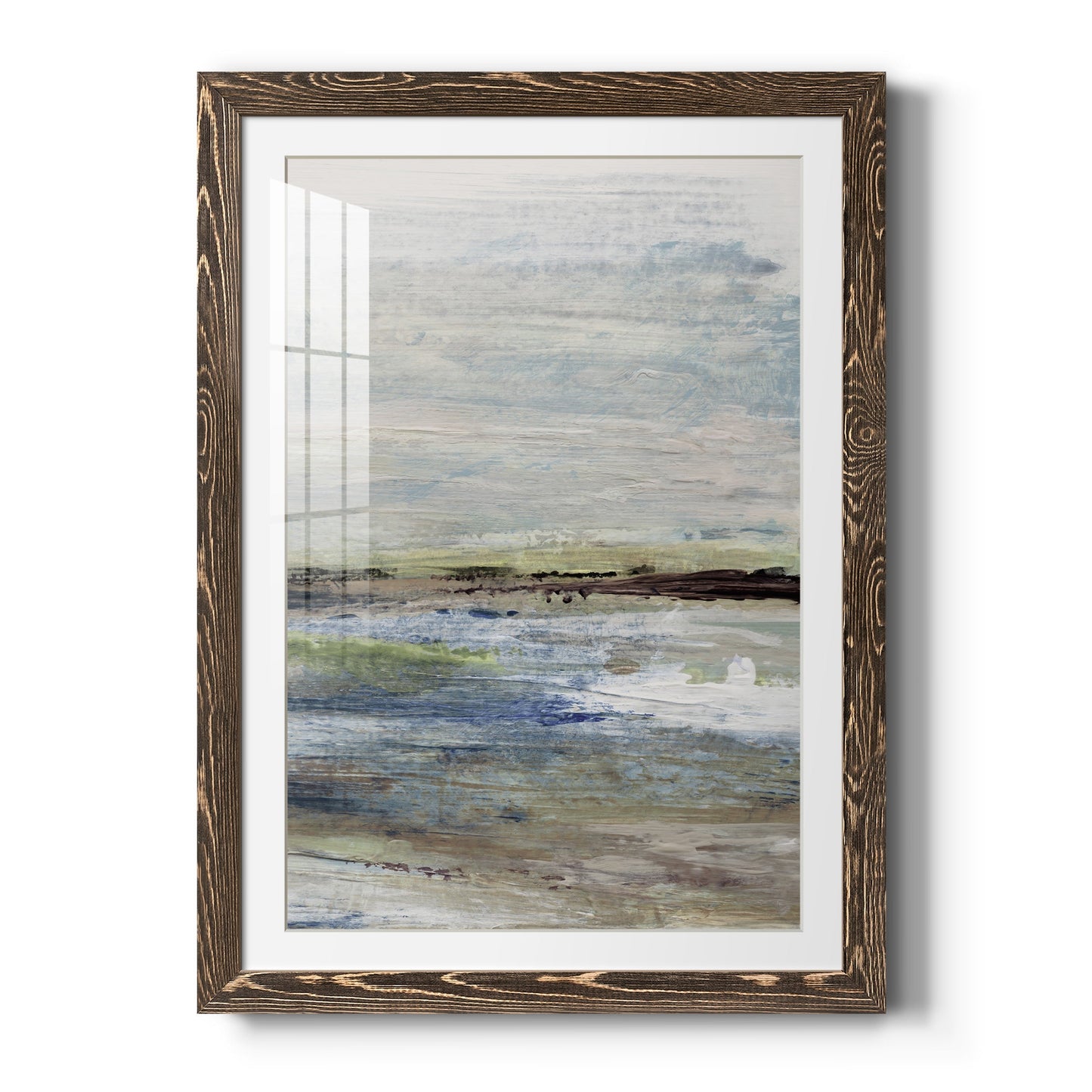 Wetlands II - Barnwood Framed Art Print