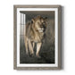 Morning Walk in Masai Mara - Premium Framed Print - Distressed Barnwood Frame - Ready to Hang