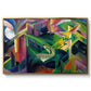 Deer in a Monastery Garden, 1912 - Floater Framed Canvas Print