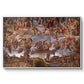 The Last Judgment (Charon's Boat and the Damned), 1536-1541 - Floater Framed Canvas Print