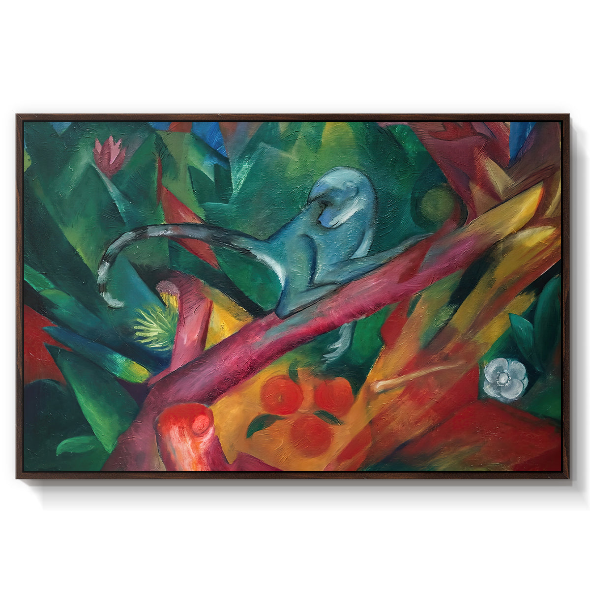 The Monkey, 1912 - Floater Framed Canvas Print