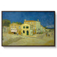 The Yellow House (The Street), 1888 - Floater Framed Canvas Print