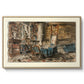 Cabinet de Flaubert à Croisset, 1874 - Floater Framed Canvas Print