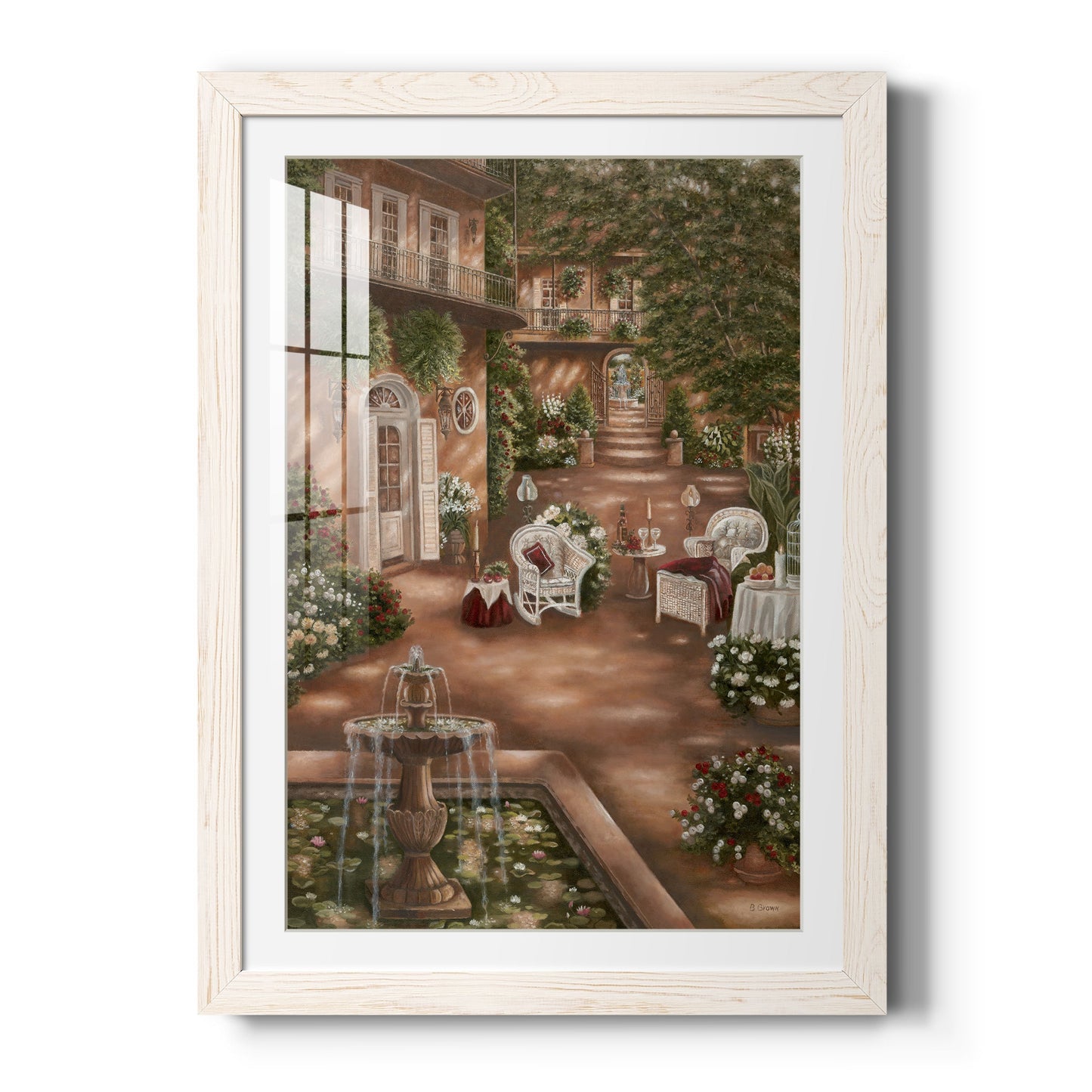 Evening Cocktails I - Barnwood Framed Art Print