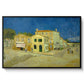 The Yellow House (The Street), 1888 - Floater Framed Canvas Print