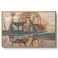 Farm near Duivendrecht, c. 1916 - Floater Framed Canvas Print