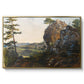 Landscape with the Balbersteine near Miesenbach, 1839 - Floater Framed Canvas Print