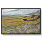 Enclosed Field with Ploughman, 1889 - Floater Framed Canvas Print