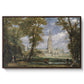 Salisbury Cathedral from the Bishop's Grounds, c. 1825 - Floater Framed Canvas Print