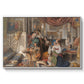 Roman Pilgrims, 1854 - Floater Framed Canvas Print