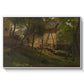 German Farm, 1859 - Floater Framed Canvas Print