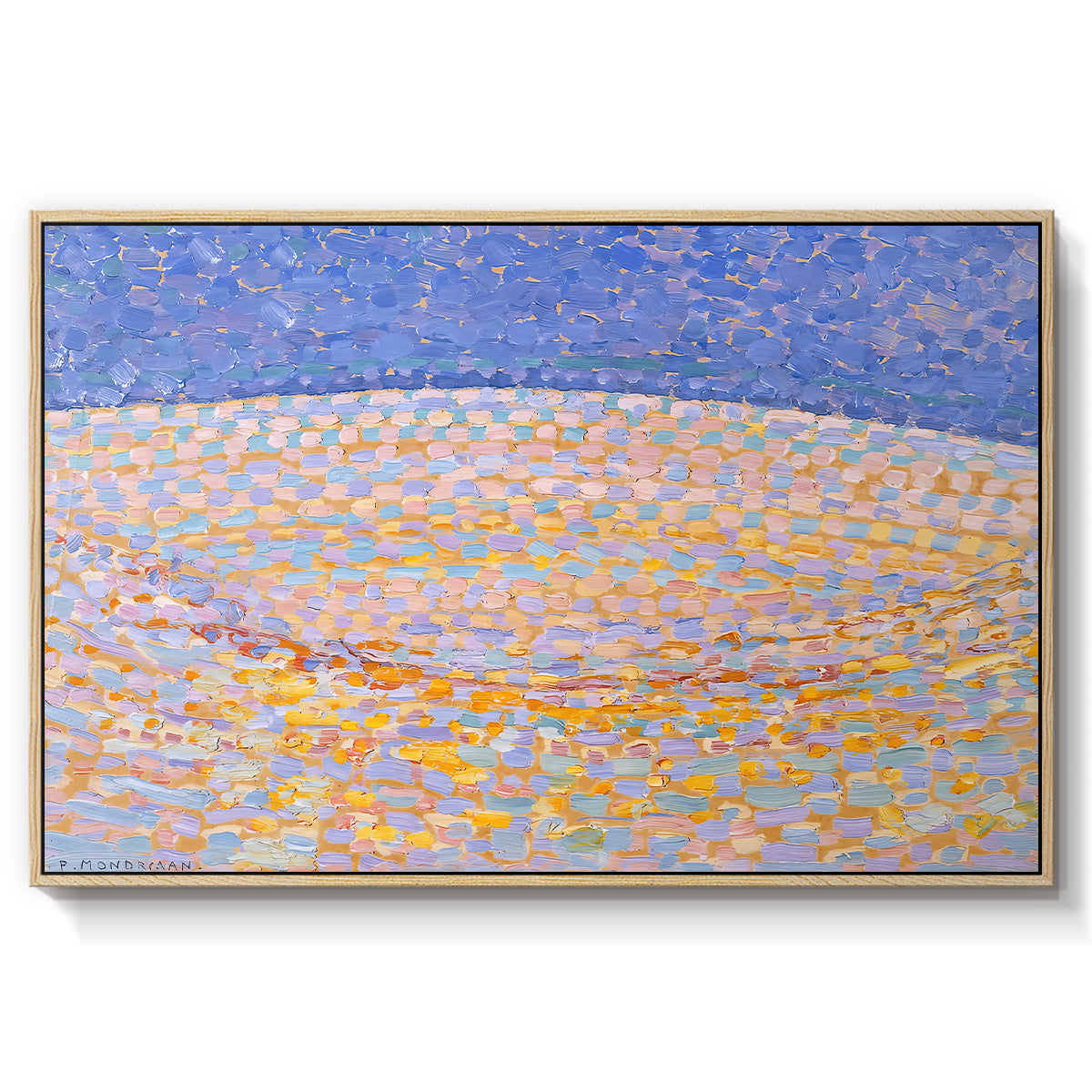 Dune III, 1909 - Floater Framed Canvas Print