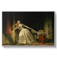The Stolen Kiss (Le Baiser à la dérobée), c. 1788 - Floater Framed Canvas Print
