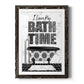 Bath Time - Premium Framed Print - Distressed Barnwood Frame - Ready to Hang