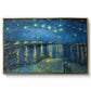Starry Night Over the Rhône, 1888 - Floater Framed Canvas Print