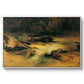 Wildbach (Wild Stream) - Floater Framed Canvas Print