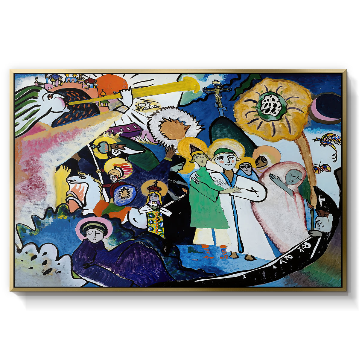 All Saints Day I, 1911 - Floater Framed Canvas Print