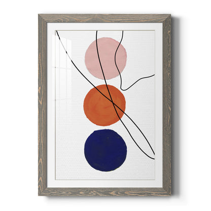 Millenium Geo Abstract - Barnwood Framed Art Print