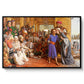 The Finding of the Saviour in the Temple, 1854-1860 - Floater Framed Canvas Print