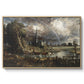 Salisbury Cathedral from the Meadows (Detail), 1831 - Floater Framed Canvas Print