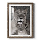 Lioness and Cub - Premium Framed Print - Distressed Barnwood Frame - Ready to Hang