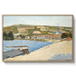 The Riverbank, Les Andelys, 1886 - Floater Framed Canvas Print