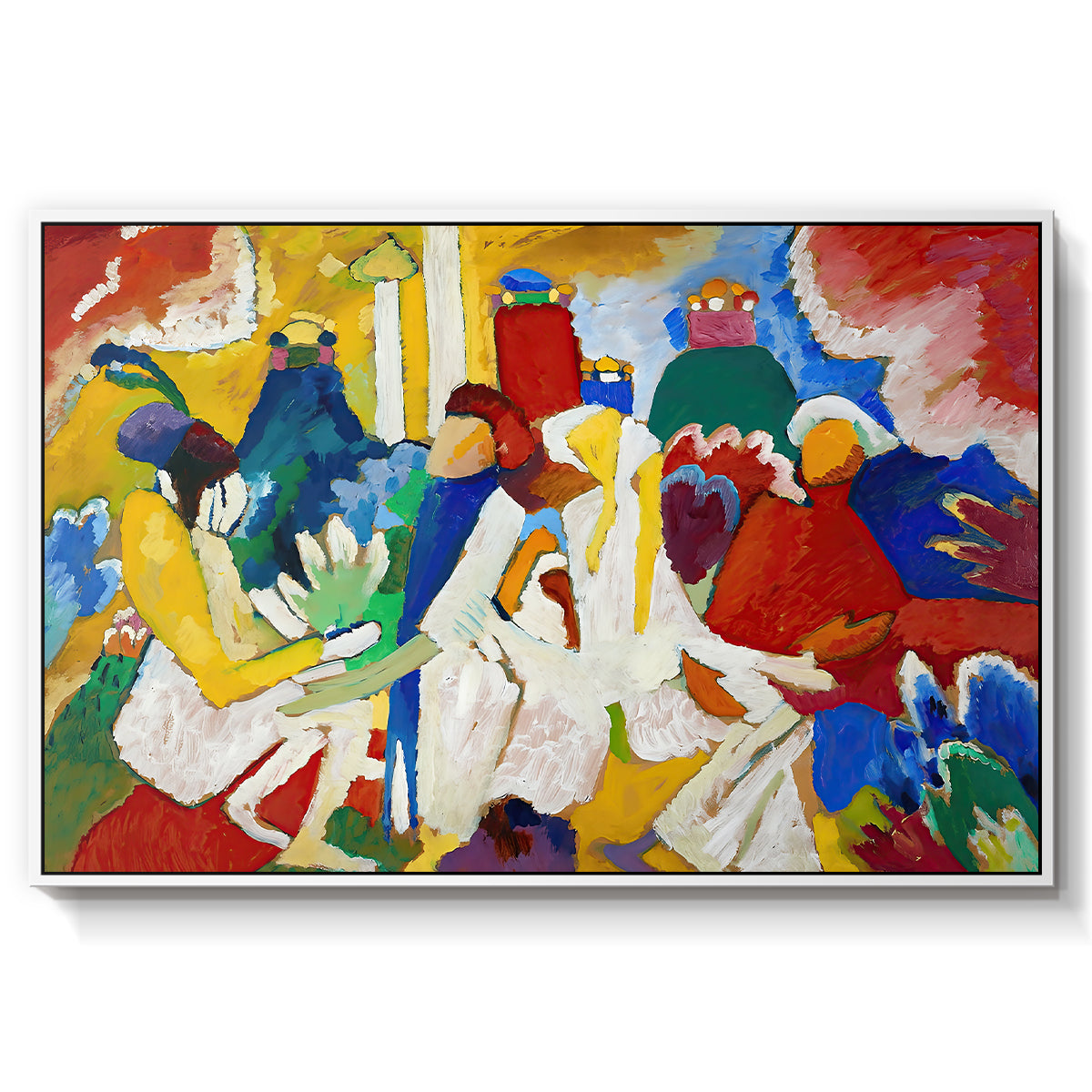 Oriental, 1909 - Floater Framed Canvas Print