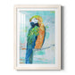 Island Parrot II - Premium Framed Print - Distressed Barnwood Frame - Ready to Hang